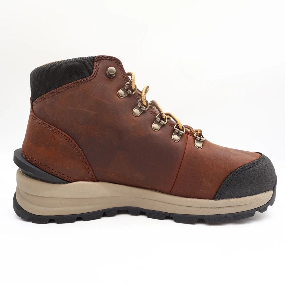 Carhartt Gilmore Work Boots Mens 10 M Brown Leather Alloy Toe Waterproof NWT